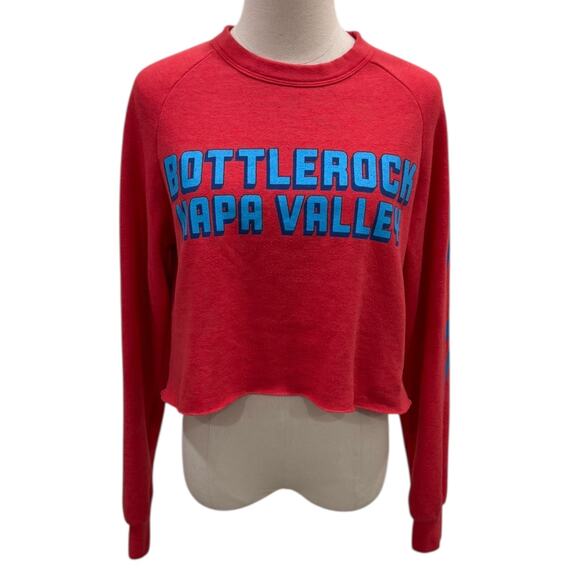 Aviator Nation Bottlerock 2025 Cropped Crewneck Sweatshirt - Picture 2 of 7